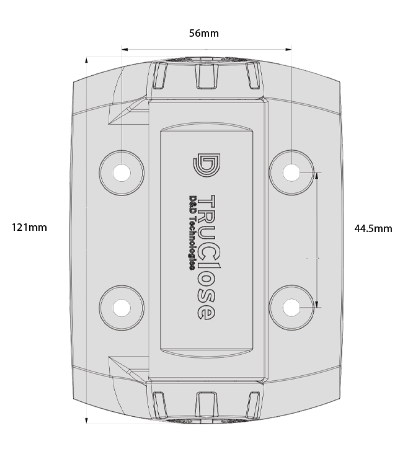 D&D Technologies DD TECH TRUCLOSE TCHD1A HVY DUTY HINGE - 1 ALIGN LEG & 2 ALIGN LEG WITH BLACK TRIM