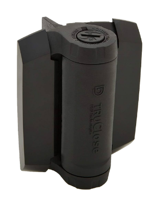D&D Technologies DD TECH TRUCLOSE TCHD1A HVY DUTY HINGE - 1 ALIGN LEG & 2 ALIGN LEG WITH BLACK TRIM