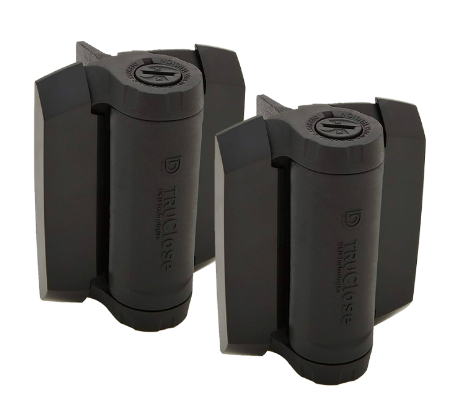 D&D Technologies DD TECH TRUCLOSE TCHD1A HVY DUTY HINGE - 1 ALIGN LEG & 2 ALIGN LEG WITH BLACK TRIM