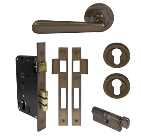 Windsor Premium NZ Villa Round Rose Entrance Set - E85 Priced Per Set Available in 13 Colours