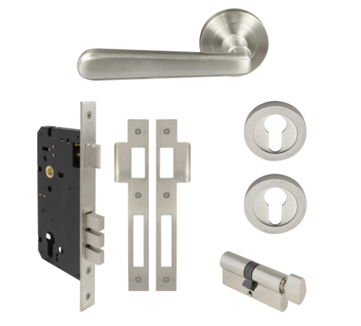 Windsor Premium NZ Villa Round Rose Entrance Set - E85 Priced Per Set Available in 13 Colours