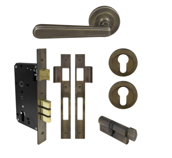 Windsor Premium NZ Villa Round Rose Entrance Set - E85 Priced Per Set Available in 13 Colours