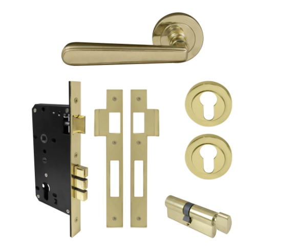Windsor Premium NZ Villa Round Rose Entrance Set - E85 Priced Per Set Available in 13 Colours