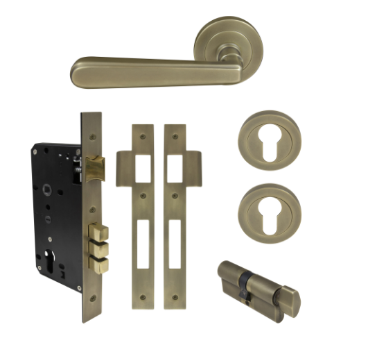 Windsor Premium NZ Villa Round Rose Entrance Set - E85 Priced Per Set Available in 13 Colours