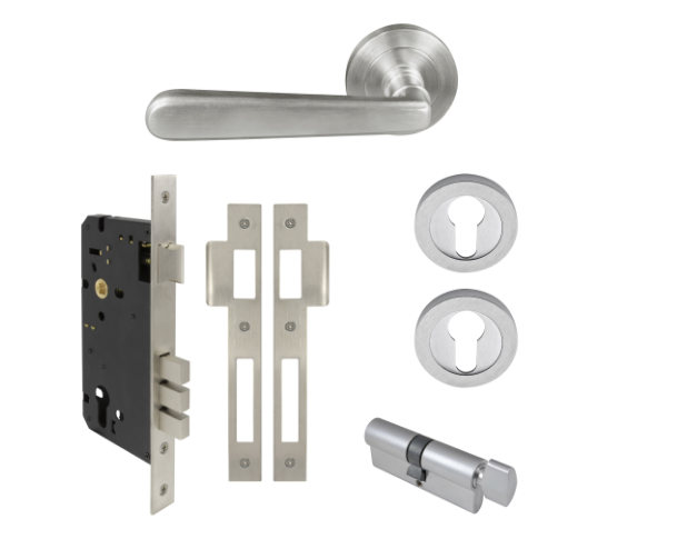 Windsor Premium NZ Villa Round Rose Entrance Set - E85 Priced Per Set Available in 13 Colours