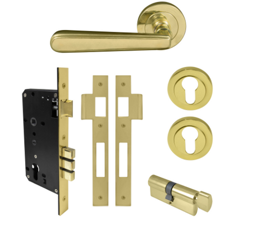 Windsor Premium NZ Villa Round Rose Entrance Set - E85 Priced Per Set Available in 13 Colours