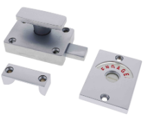 Carbine Australia Indicator Bolt 63mm x 40mm & 70mm X 40mm  Face Fix T Type Turn Knob  Satin Chrome