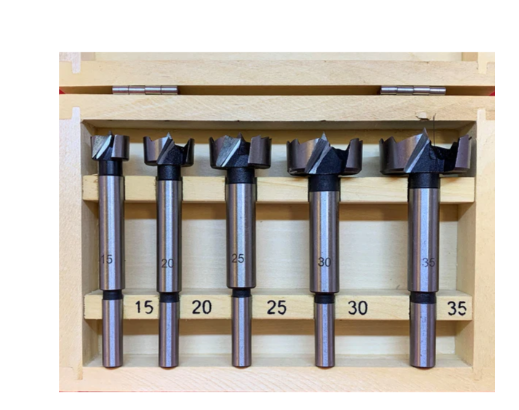 Tusk Heavy Duty Forstner Drill Bits - 25mm x 90mm x 8mm ,30mm x 90mm x 8mm ,35mm x 90mm x 10mm ,40mm x 90mm x 10mm & 50mm x 90mm x 10mm