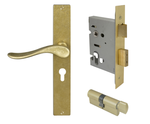 Windsor Premium NZ Haven Longplate Square Entrance Set - E48 Priced Per Set- Available in 13 Colours