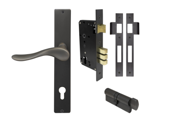 Windsor Premium NZ Haven Longplate Square Entrance Set - E85 Priced Per Set- Available in 13 Colours