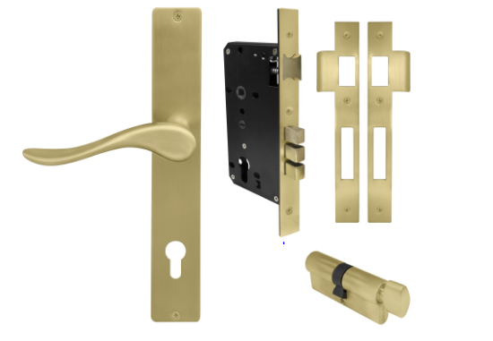 Windsor Premium NZ Haven Longplate Square Entrance Set - E85 Priced Per Set- Available in 13 Colours