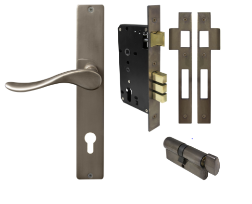 Windsor Premium NZ Haven Longplate Square Entrance Set - E85 Priced Per Set- Available in 13 Colours