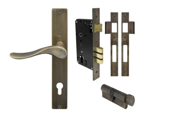 Windsor Premium NZ Haven Longplate Square Entrance Set - E85 Priced Per Set- Available in 13 Colours