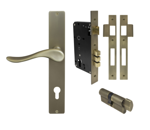 Windsor Premium NZ Haven Longplate Square Entrance Set - E85 Priced Per Set- Available in 13 Colours
