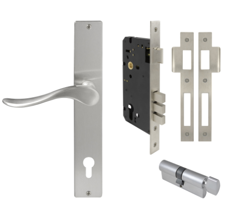 Windsor Premium NZ Haven Longplate Square Entrance Set - E85 Priced Per Set- Available in 13 Colours