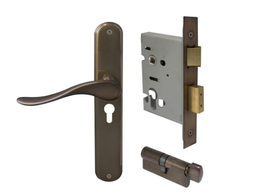 Windsor Premium NZ Haven Longplate Oval Entrance Set - E48 Priced Per Set - Available in 13 Colours