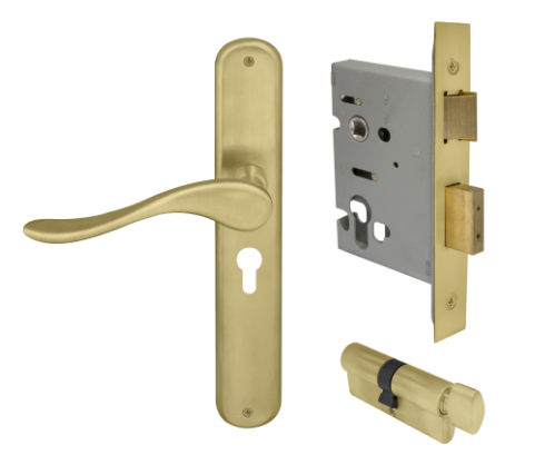 Windsor Premium NZ Haven Longplate Oval Entrance Set - E48 Priced Per Set - Available in 13 Colours