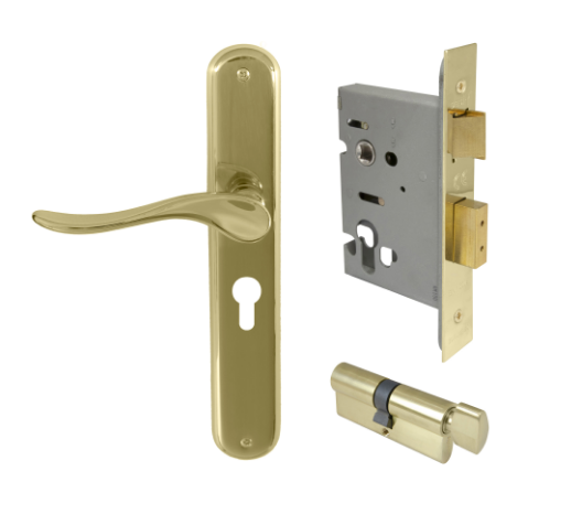 Windsor Premium NZ Haven Longplate Oval Entrance Set - E48 Priced Per Set - Available in 13 Colours