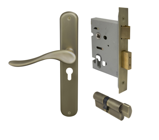 Windsor Premium NZ Haven Longplate Oval Entrance Set - E48 Priced Per Set - Available in 13 Colours