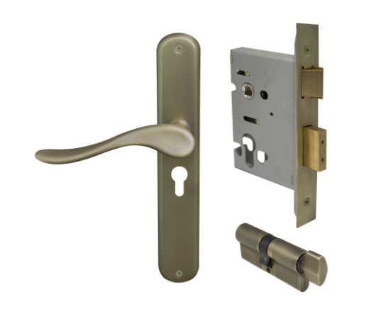 Windsor Premium NZ Haven Longplate Oval Entrance Set - E48 Priced Per Set - Available in 13 Colours
