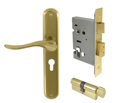 Windsor Premium NZ Haven Longplate Oval Entrance Set - E48 Priced Per Set - Available in 13 Colours
