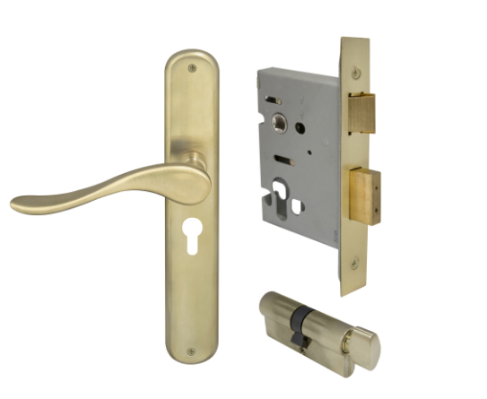Windsor Premium NZ Haven Longplate Oval Entrance Set - E48 Priced Per Set - Available in 13 Colours