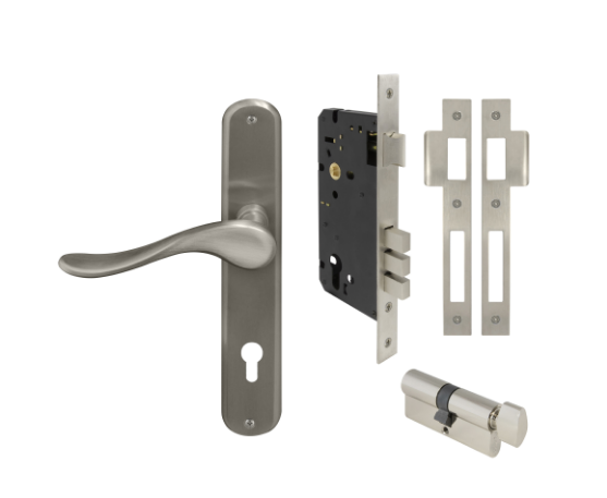 Windsor Premium NZ Haven Longplate Oval Entrance Set - E85 Priced Per Set- Available in 13 Colours