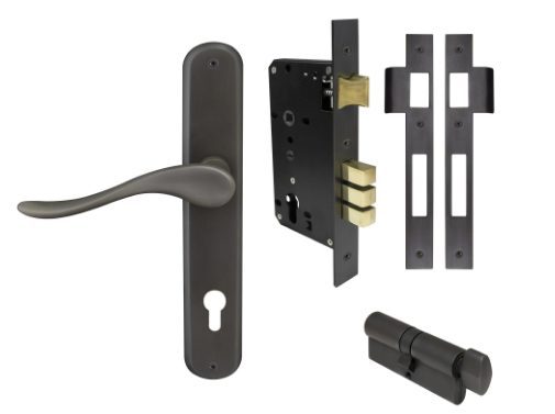 Windsor Premium NZ Haven Longplate Oval Entrance Set - E85 Priced Per Set- Available in 13 Colours