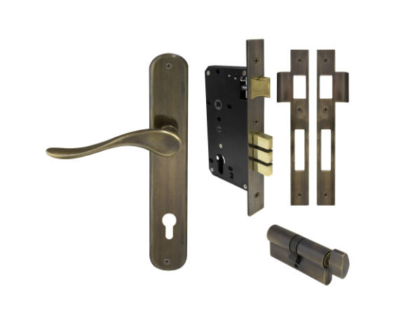Windsor Premium NZ Haven Longplate Oval Entrance Set - E85 Priced Per Set- Available in 13 Colours