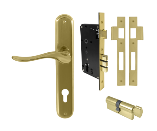 Windsor Premium NZ Haven Longplate Oval Entrance Set - E85 Priced Per Set- Available in 13 Colours