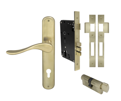 Windsor Premium NZ Haven Longplate Oval Entrance Set - E85 Priced Per Set- Available in 13 Colours