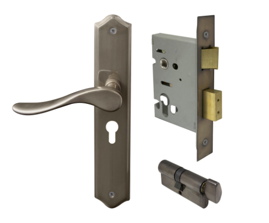 Windsor Premium NZ Haven Longplate Traditional Entrance Set - E48 Priced Per Set- Available in 13 Colours