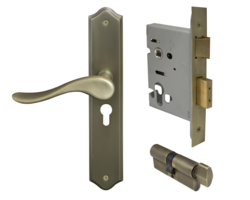 Windsor Premium NZ Haven Longplate Traditional Entrance Set - E48 Priced Per Set- Available in 13 Colours