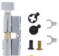 Carbine Australia Cylinder & Turn Less Barrel - Fixed & Floating ( 64mm ) Cylinder Retaining Screws, Pins & Springs - Satin Chrome & Chrome Plate
