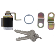 Carbine Australia LBX STD Camlock Takes Restricted keyways - Complete-keyed to differ Chrome