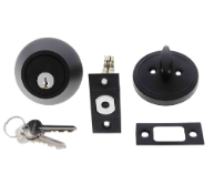 Carbine Australia Residential - Single Cylinder, 6 pin Cylinder Deadbolt 60/70mm Backset (keyed to 5 pin) Matte Black