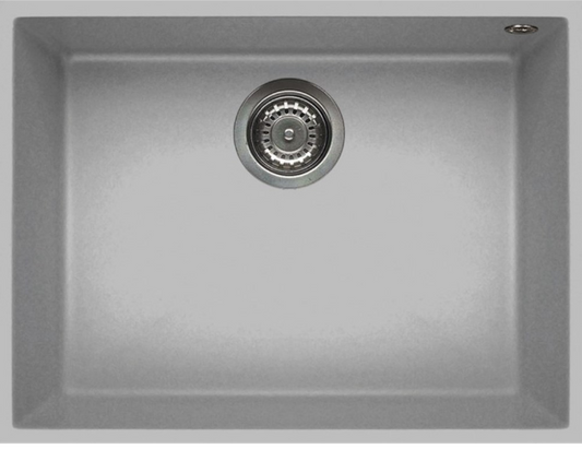 BURNS & FERALL ELLECI QUADRA METALTEK UNDERMOUNT ( Height 220 x Length 540MM ) ,( Height 190 x Length 585MM ) & ( Height 220 x Length 760MM ) GRANITE SINGLE BOWL ALUMINIUM