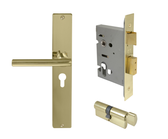 Windsor Premium NZ Charleston Longplate Square Entrance Set - E48 Priced Per Set- Available in 13 Colours