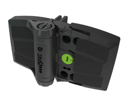 D&D Technologies DD TECH TRUCLOSE S3 MULTI-ADJ HINGE HEAVY DUTY FOR VINYL OR COMPOSITE GATES BLACK & WHITE