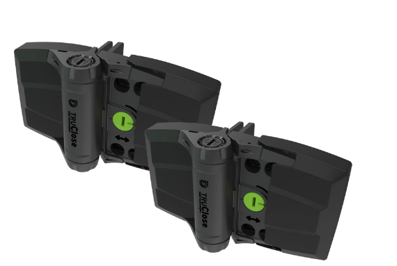 D&D Technologies DD TECH TRUCLOSE S3 MULTI-ADJ HINGE HEAVY DUTY FOR VINYL OR COMPOSITE GATES BLACK & WHITE