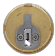 Carbine Australia Rim Cylinder  -Threaded Kawneer 6 pin C4 - Brass Body - Keyed to Differ Satin Chrome