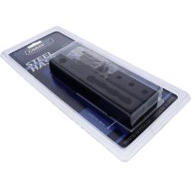 Carbine Australia Sliding Bolt Hasp Model 11mm 215L x 25W - for Use With Padlock Silver