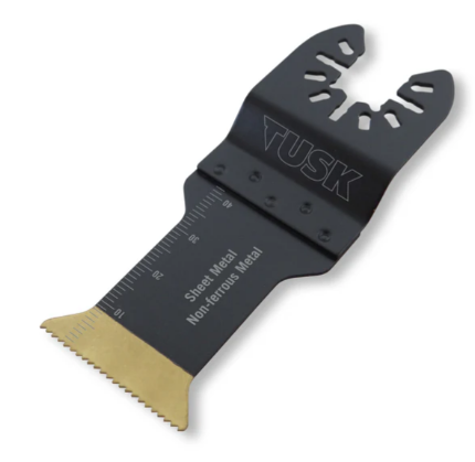 Tusk Heavy Duty Multi Tools Blades Bi-metal Flash Cut Titanium 100mm 22TPI & 30mm x 43mm 18TPI