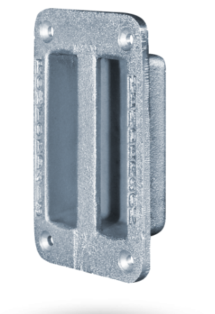 HENDERSON FLUSH PULL HEAVY DUTY HEIGHT 152MM & 133MM ZINC PLATED