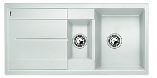 Blanco Germany Metra 6 S Sink, Blanco Silgranit Range - Black ,Anthracite & White