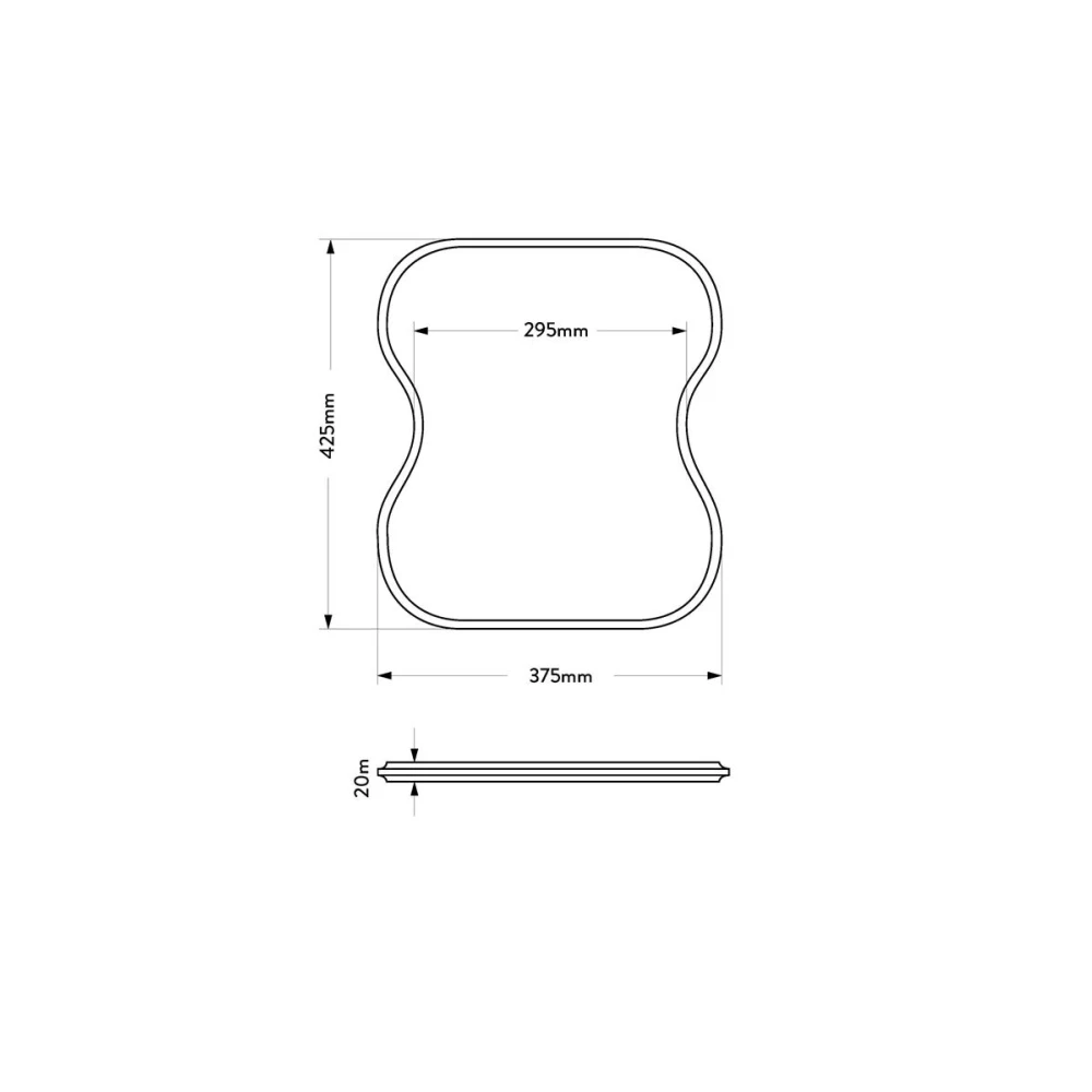 MERCER AF006 WOODEN FOOD CHOPPING BOARD
