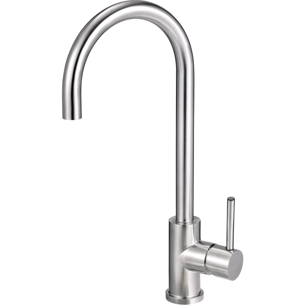 MERCER AURORA PORTO GOOSENECK MIXER STAINLESS STEEL AND 4 COLOURS AVAILABLE