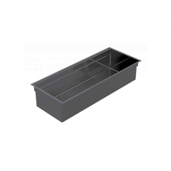 BURNS & FERALL ZOMODO IQN1100 INTEGRATO Q SUPER SINGLE SINK BOWL -BLACK PEARL WITH ACCESSORIES