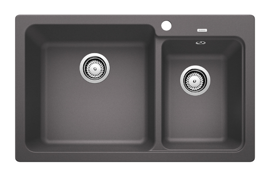 Blanco Germany Naya 8 Sink Bowl ( Width 439mm x Depth 200mm x height 200mm ) ,( Width 272mm x Depth 200mm x height 200mm )Blanco Silgranit Range- Available in 3 Colours :  Black ,White (On request ) ,Rock Grey(On request )