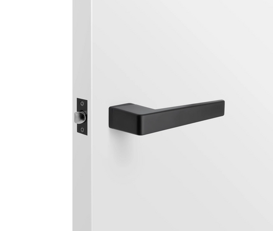 MILES NELSON DOOR HANDLES OBLIQ RANGE DUMMY SET - BLACK,WHITE